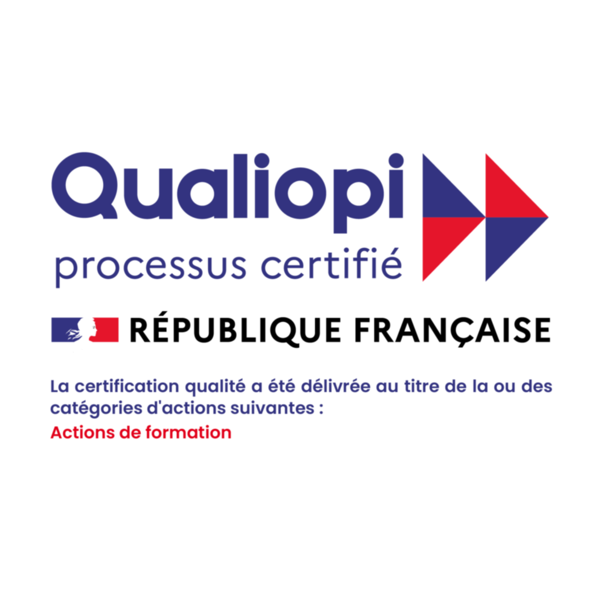Logo Qualiopi — Actions de formation